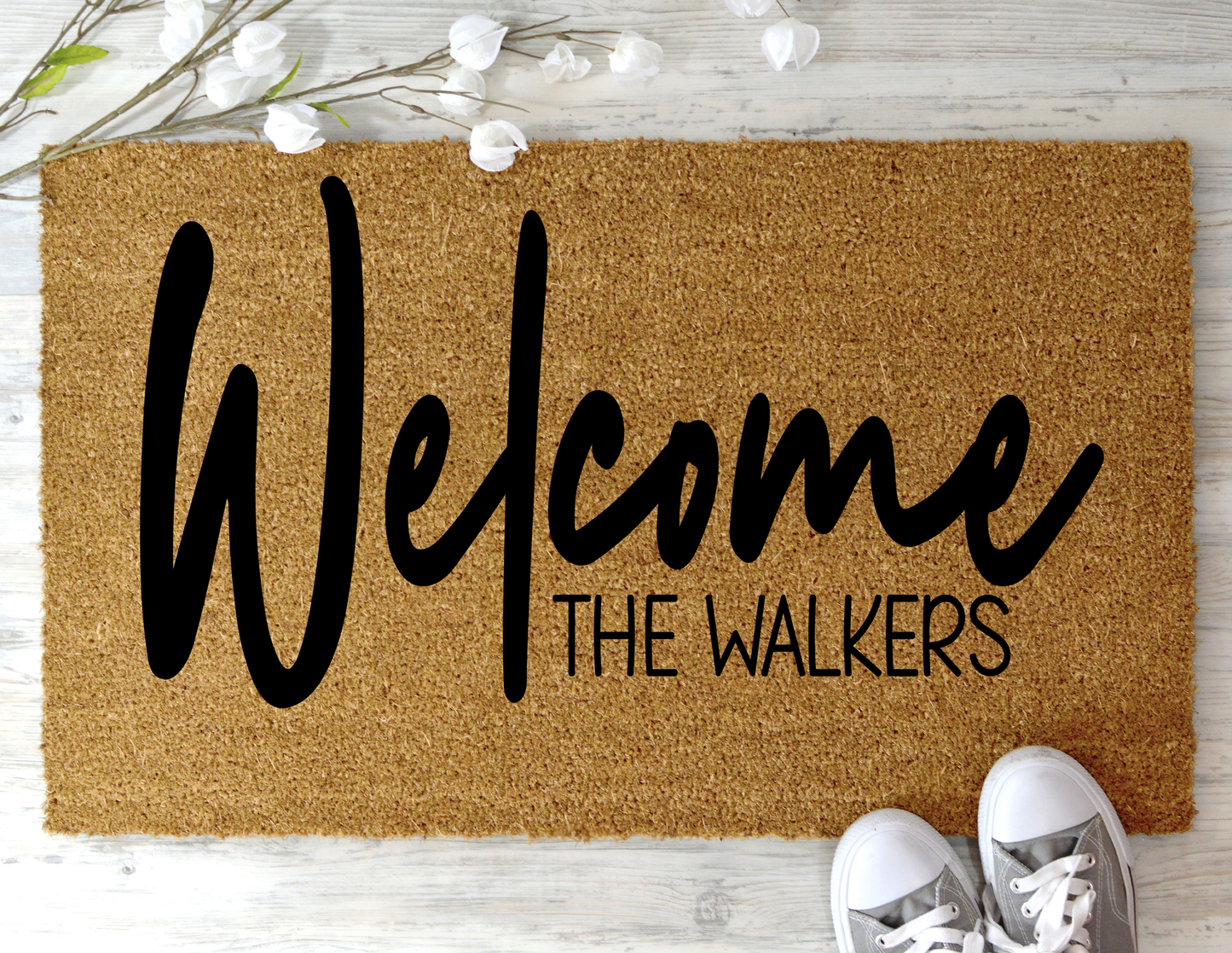 Custom Welcome Front Door Mat