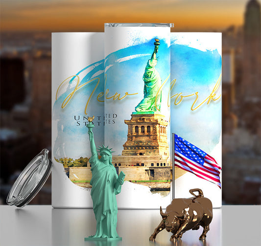 New York Themed Tumbler