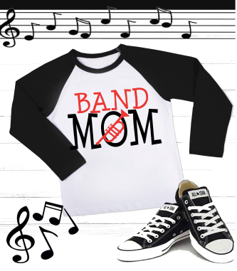 Band Mom Long Sleeve Tee