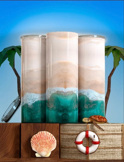 Beach Themed Tumblers