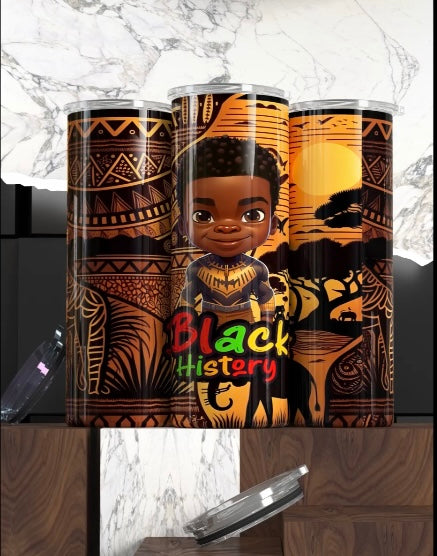 Little Boys Black History Tumblers