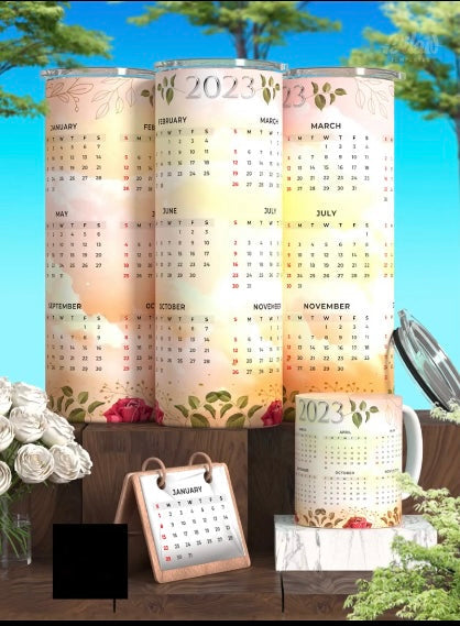 2023 Calendar Tumblers Only