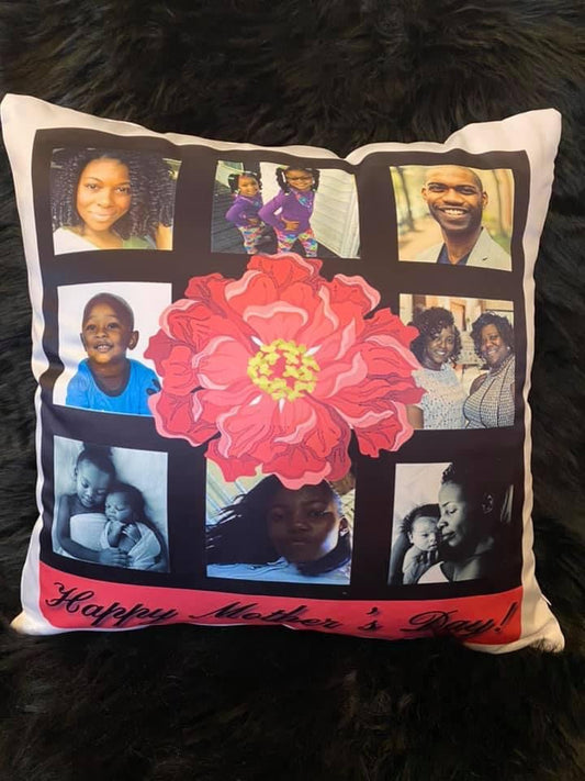 Custom Image Collage Pillow