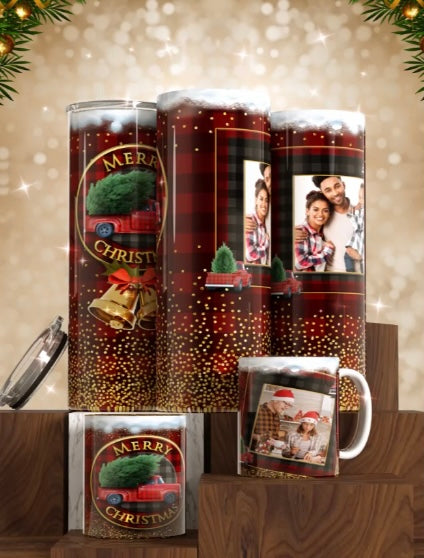 Custom Family Christmas Tumbler & Mug