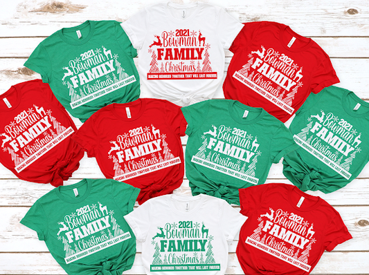 Custom Family Christmas Tshirts