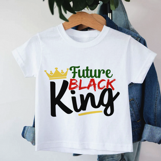 “Future Black King “ Little Boy Tshirt