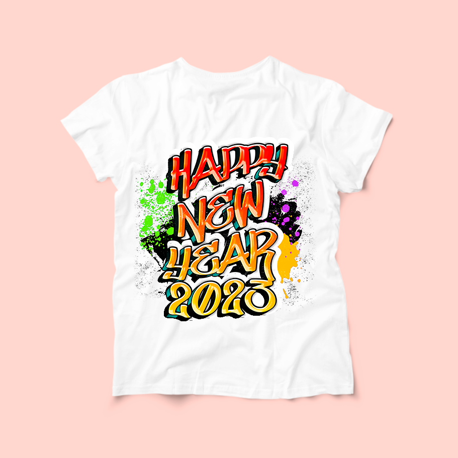 Sunset Colored New Year Tshirt