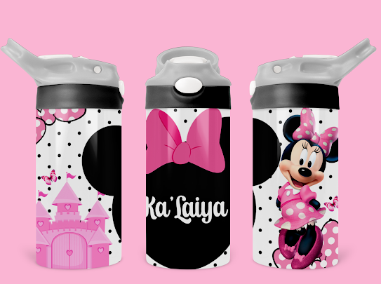 Custom Little Girl's 12oz Sippy Tumbler