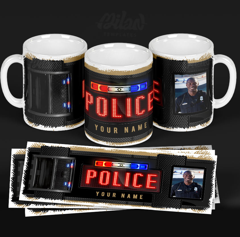 Custom Police Tumbler & Mug