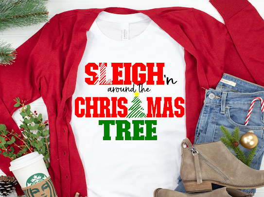 Sleigh’n Around The Christmas Tree Tshirt