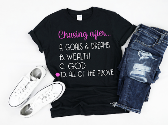 “Chasing After..” Women's Tshirt