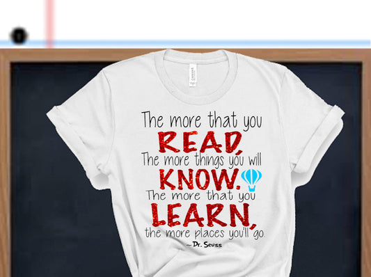 Dr. Seuss Styled Teacher Tshirts