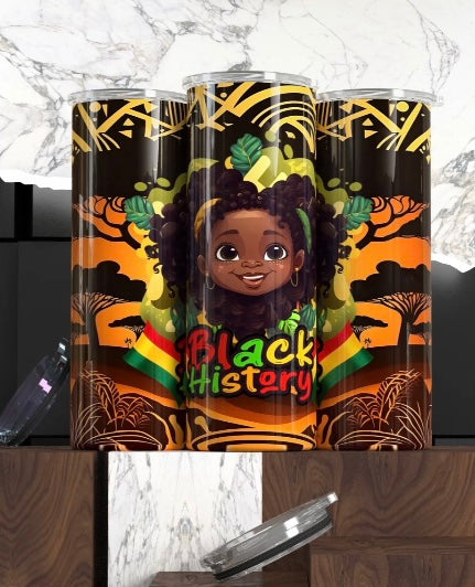 Little Girls Black History Tumbler’s