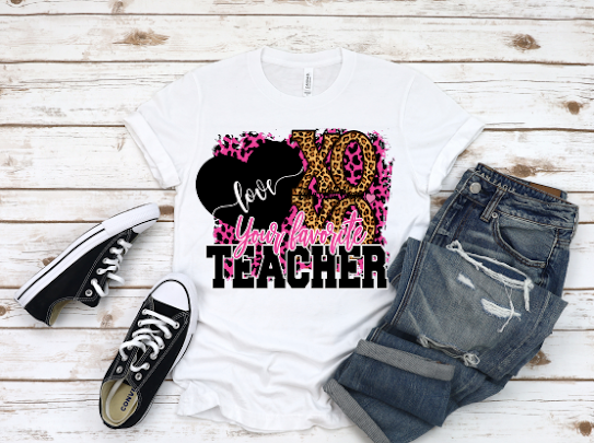 Love Your Favorite Teacher Tshirt