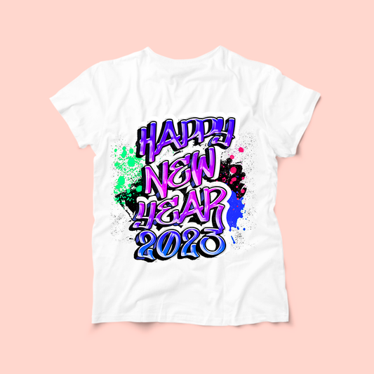 Purple & Blue New Year Tshirt