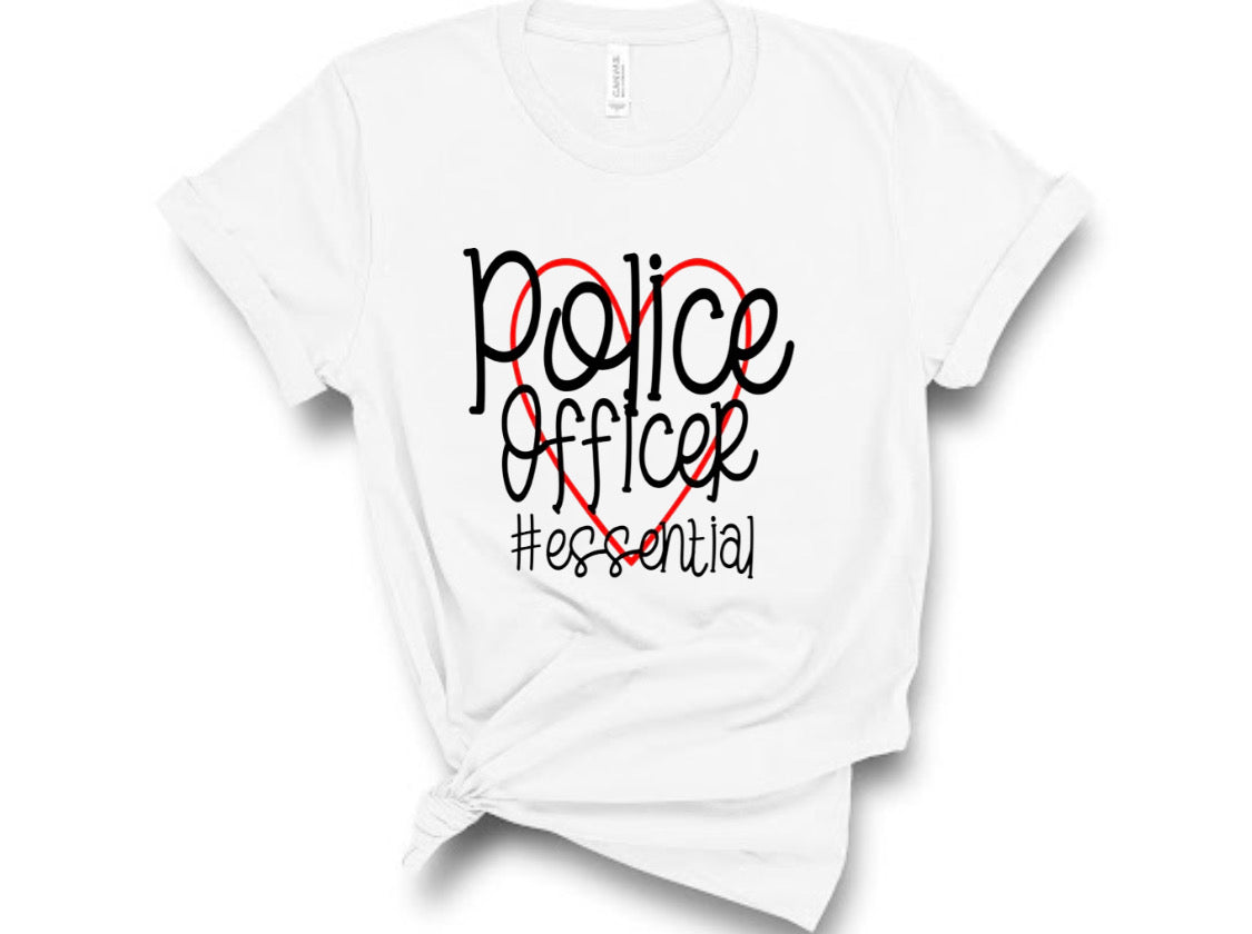 Police Officer Essential Tshirt