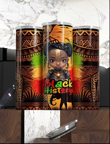 Little Girls Black History Tumbler’s