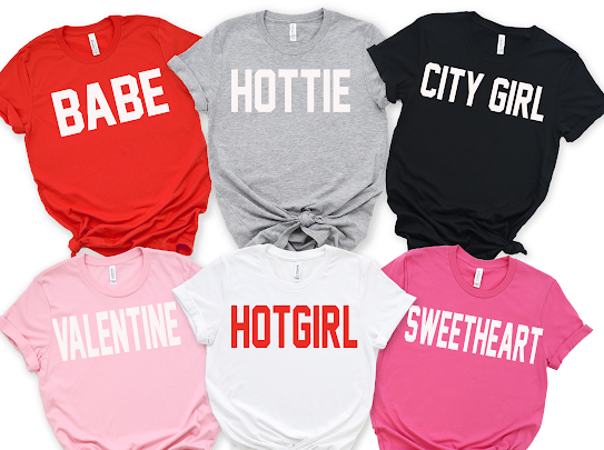 City Girl Phrase Tshirts