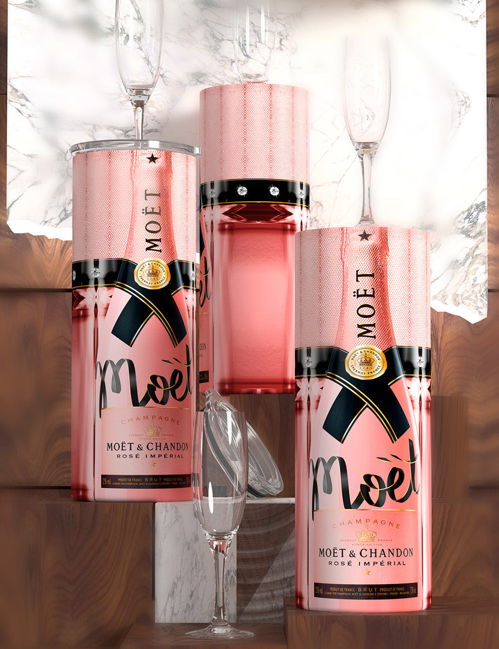 Moet Liquor Modeled Tumbler