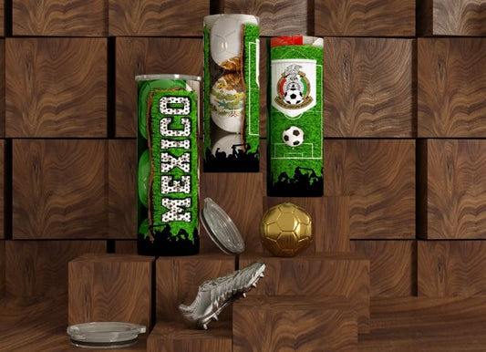 Mexico Soccer Themed Tumbler