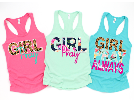 “Girl Pray” Tank Tops