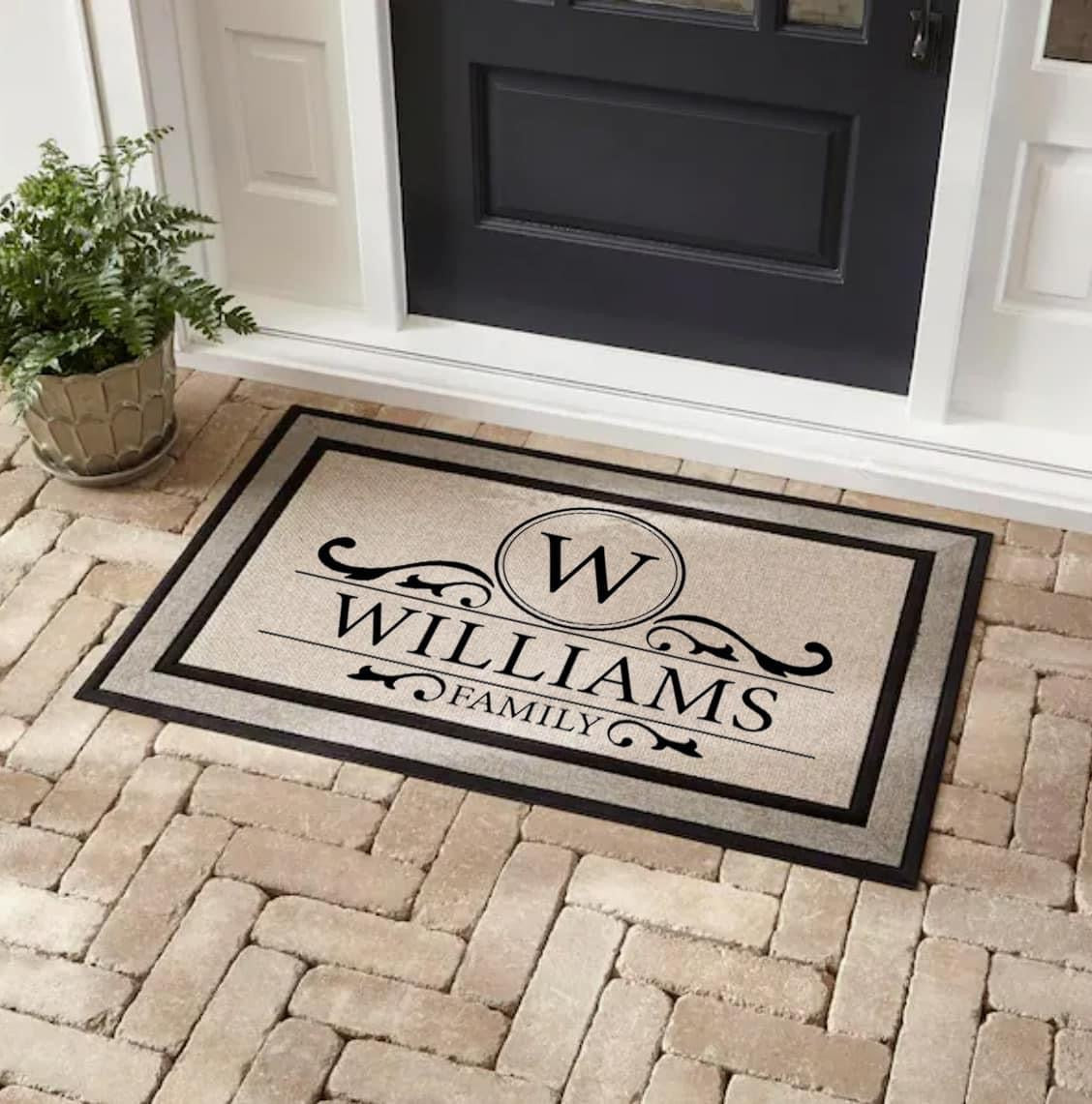 Custom Name Door Mat