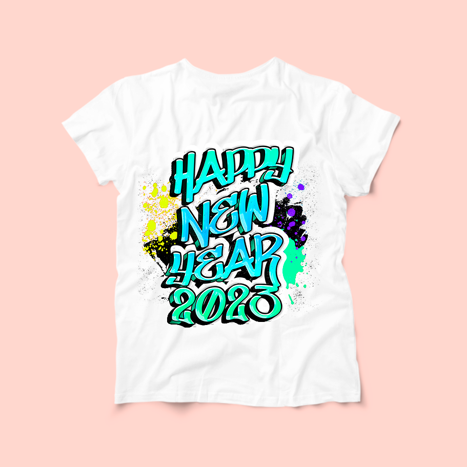 Blue & Green New Year Tshirt