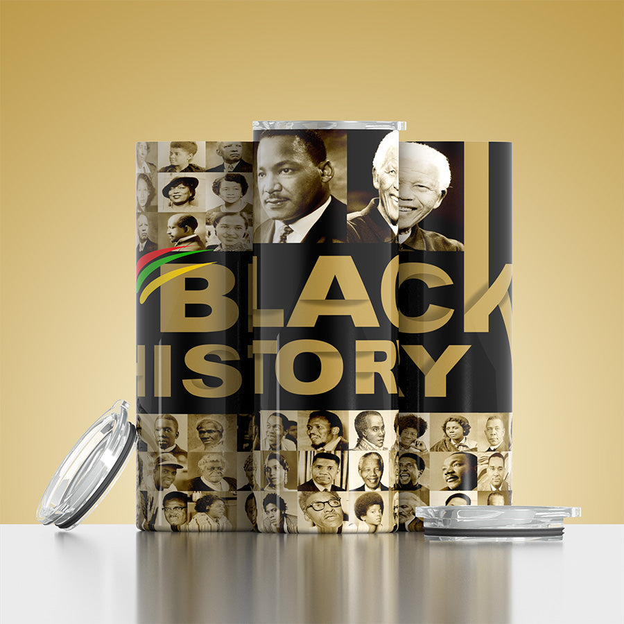 Black History Inspired Tumbler