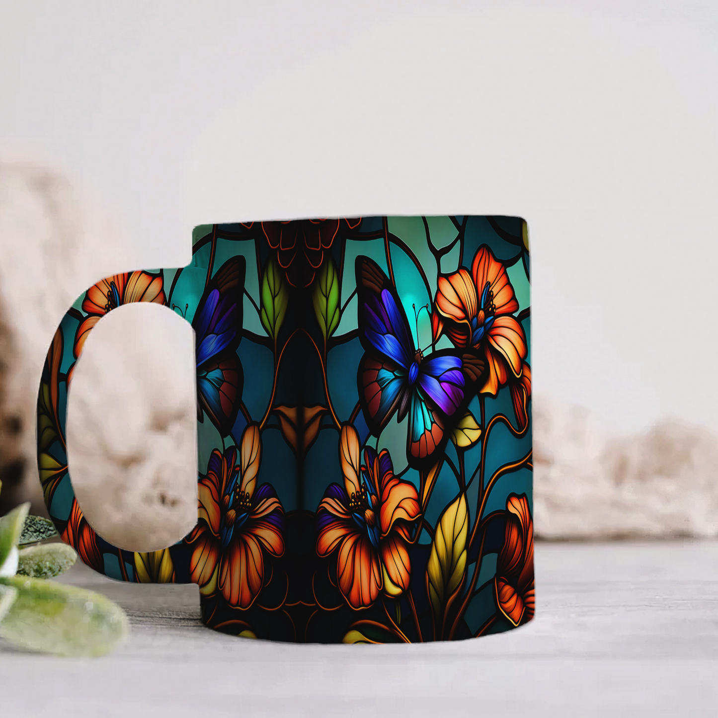 Butterfly Modeled Mug’s