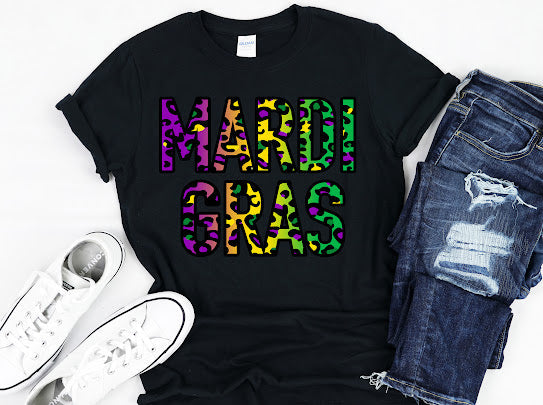 Colorful Mardi Gras Tshirt