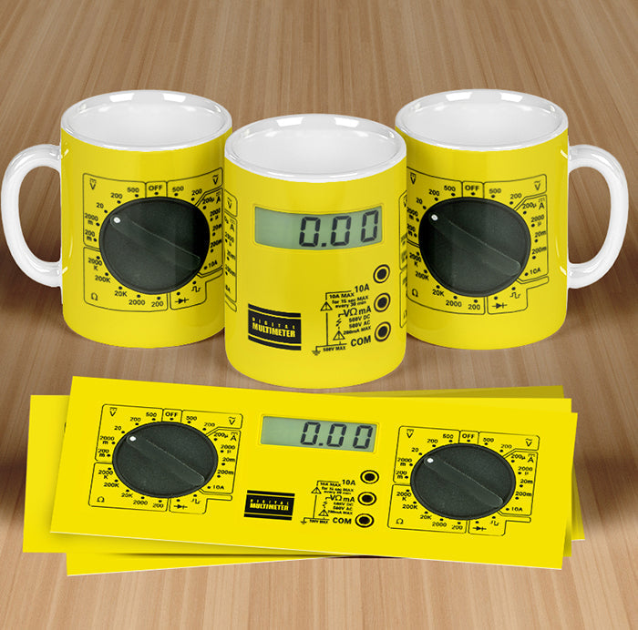 Multimeter Styled Tumbler & Mugs