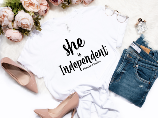 “She Is…” White Tshirts