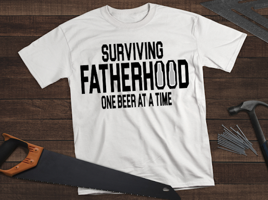 Surviving Fatherhood” Tshirt