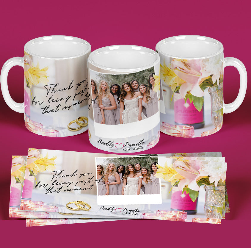 Custom Wedding Tumbler & Mug