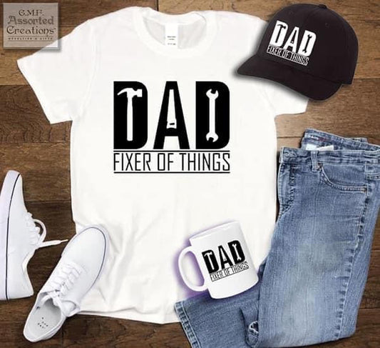 Handy Dad Tshirt, Mug & Hat Set