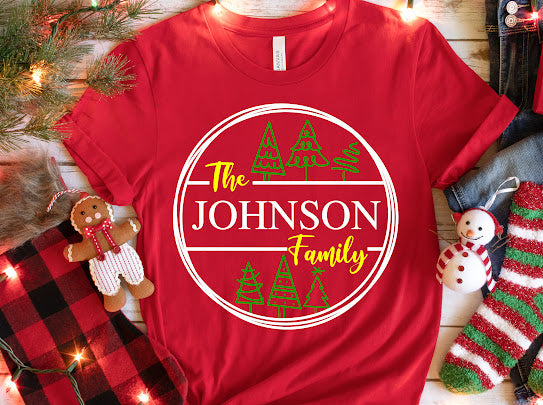 Custom “The Family” Christmas Tshirt