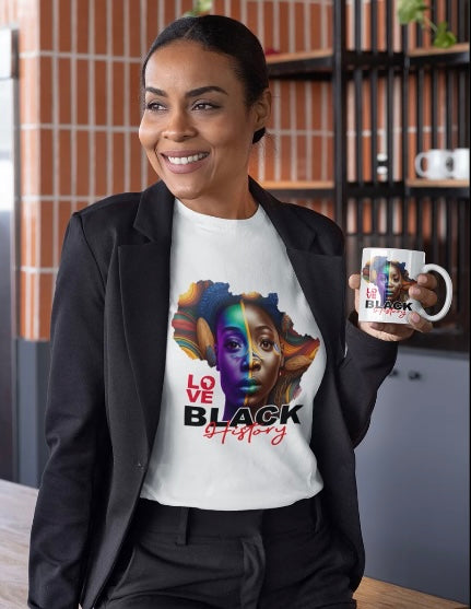 Love Black History Women’s Tshirt