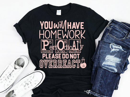 “You Will Have Home work” Teachers Tshirt