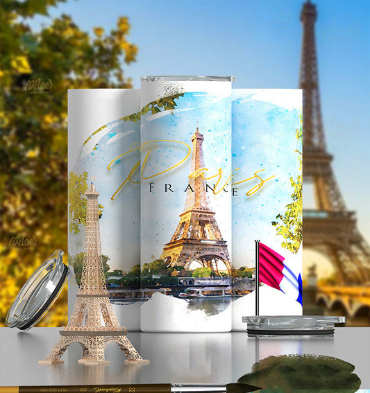 France Themed Tumbler & Mug