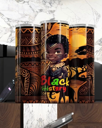 Little Boys Black History Tumblers