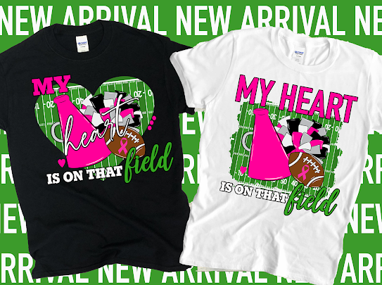 Pink & Green Breast Cancer Honored Sport Tshirts