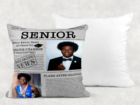 Seniors Custom Decorative Pillow