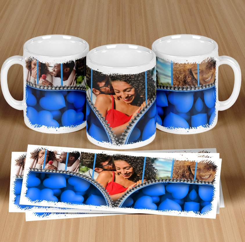 Custom Heart Filled Mug’s