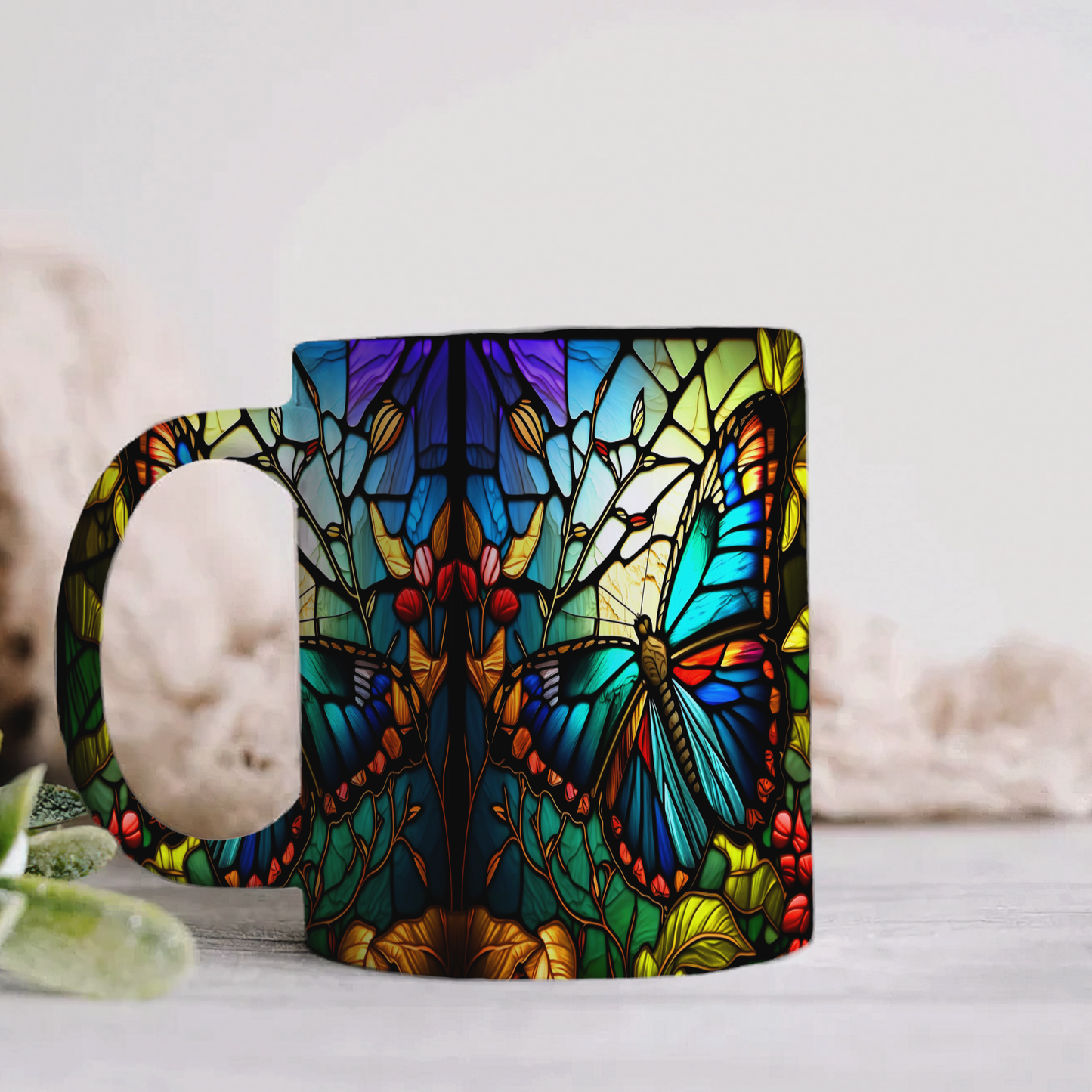 Butterfly Modeled Mug’s