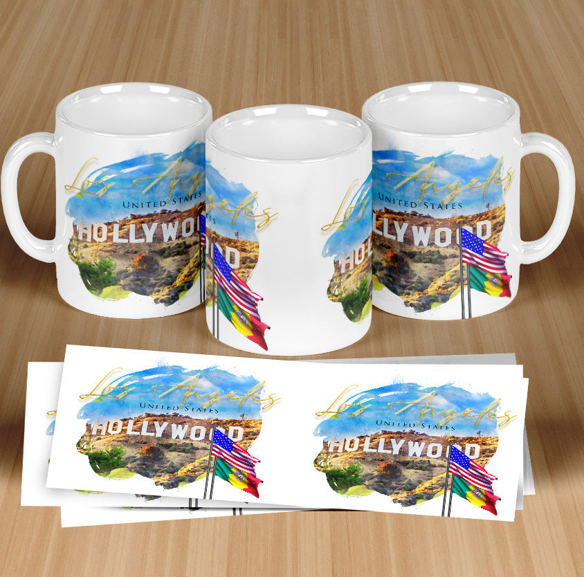 Los Angeles Themed Tumbler & Mug