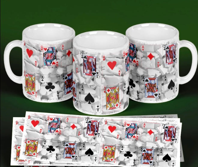 Casino Card Tumbler & Mug Set