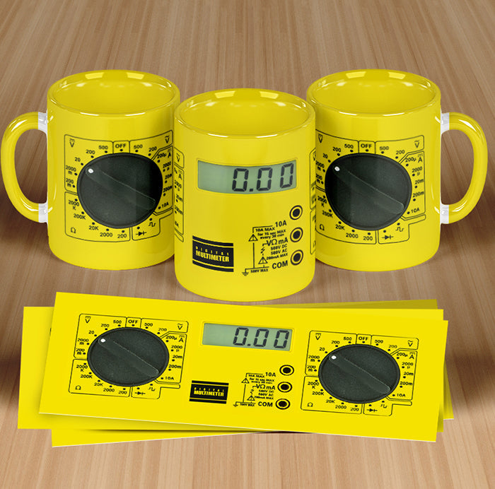 Multimeter Styled Tumbler & Mugs