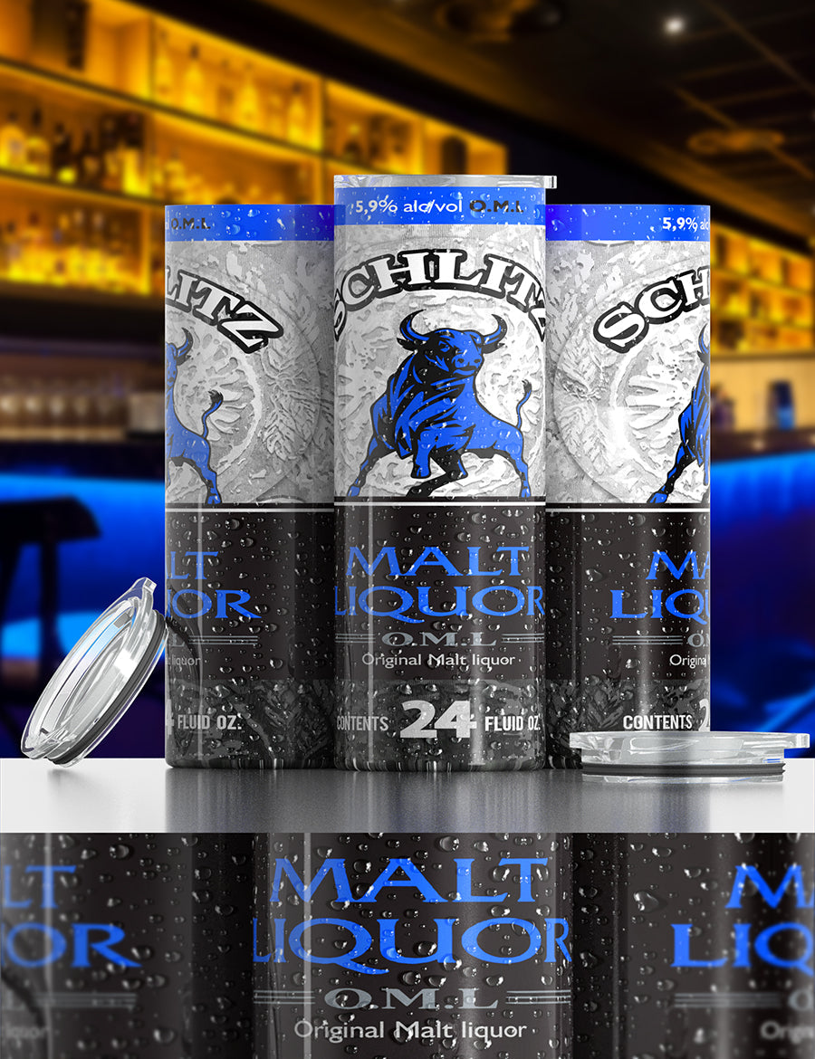 Malt Liquor Modeled Tumbler’s