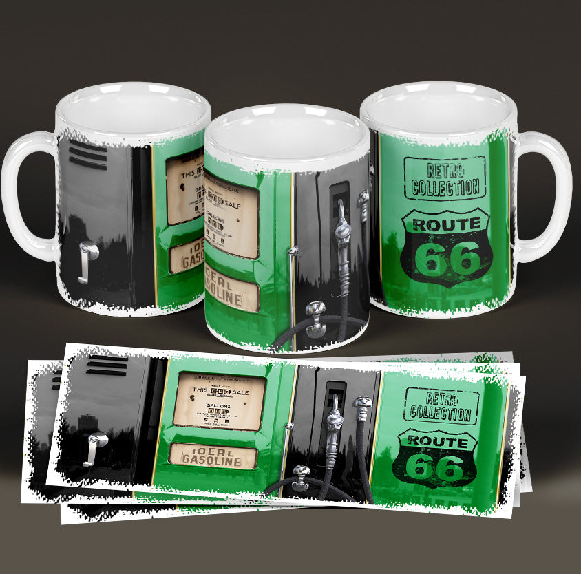 Gas Pump Themed Mug’s