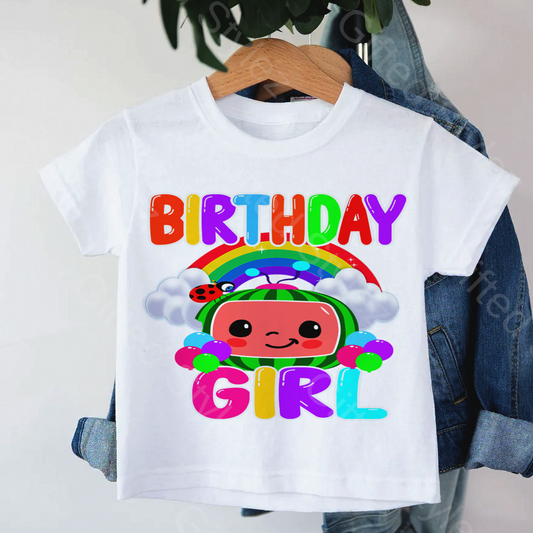 Birthday Girl kids Tshirts